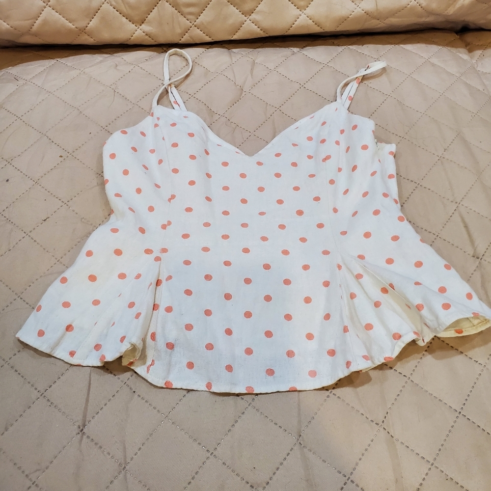💥💥3/$15💥 Zara Peplum Tank Top Size S